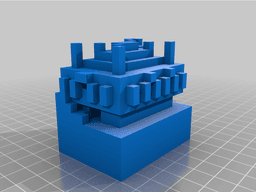 Minecraft Jungle Temple 3d model