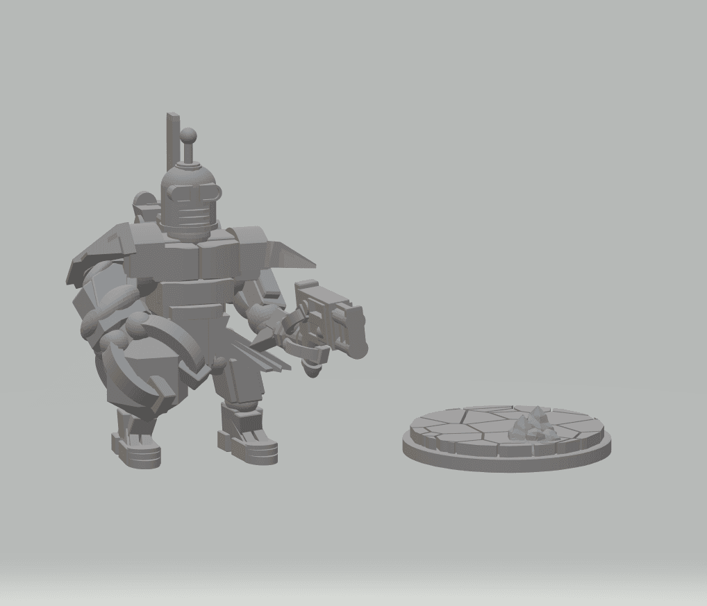 FHW: Laxoit Sergeant With Power Rock and P-Wave Pistol 3d model