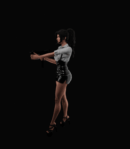 Female agent (Spy) v2 3d model