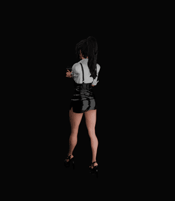 Female agent (Spy) v2 3d model