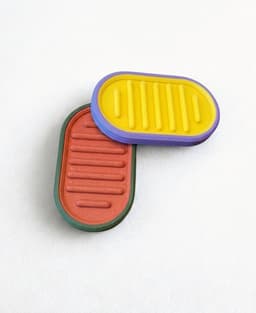 Magnetic Fidget Slider Ribbed, Magnetic Fidget Toy, Quiet Stress Relief 3d model