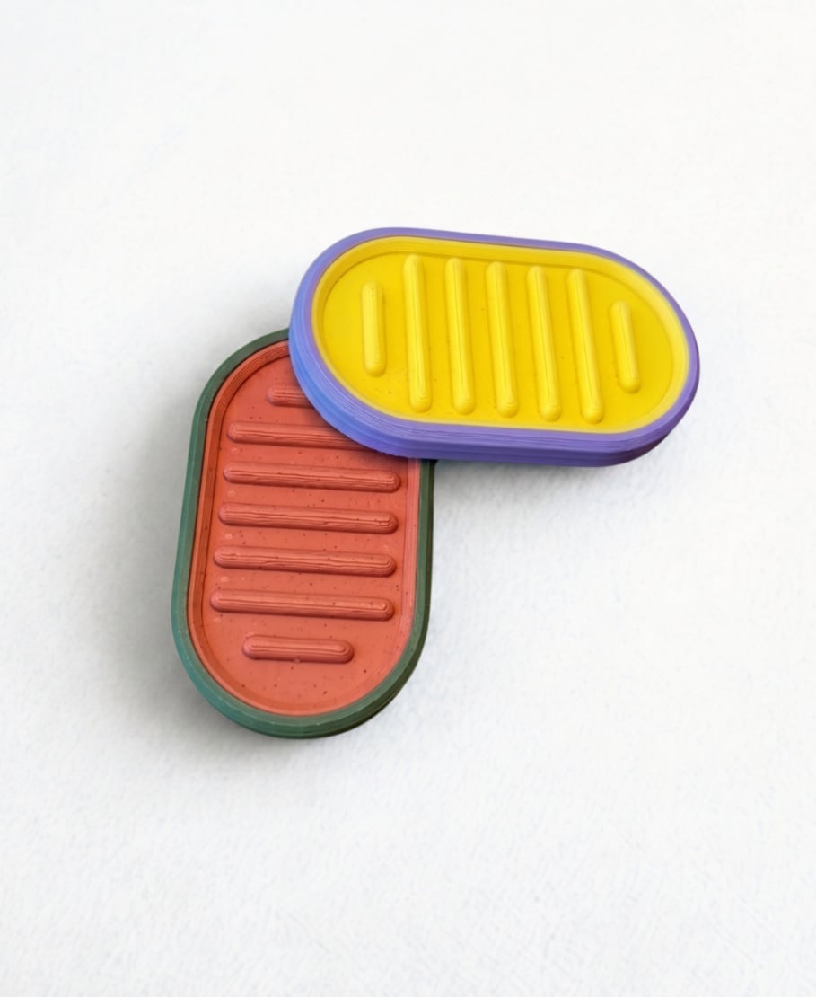 Magnetic Fidget Slider Ribbed, Magnetic Fidget Toy, Quiet Stress Relief 3d model