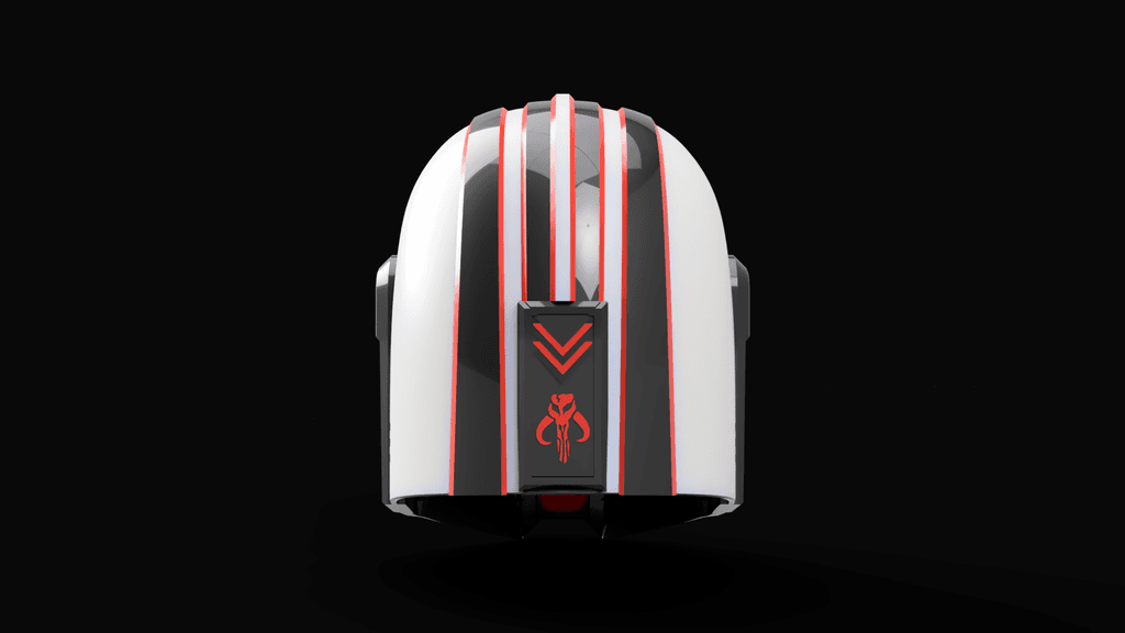 "The Marauder" - custom post imperial helmet 3d model