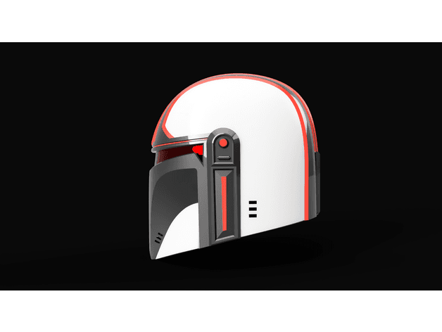 "The Marauder" - custom post imperial helmet 3d model