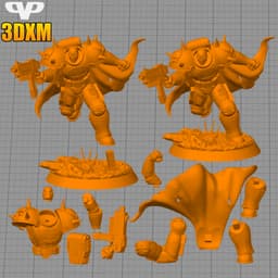 Armoured Punisher STL for 3D Printing ChibiSTL 3DXM 3d model