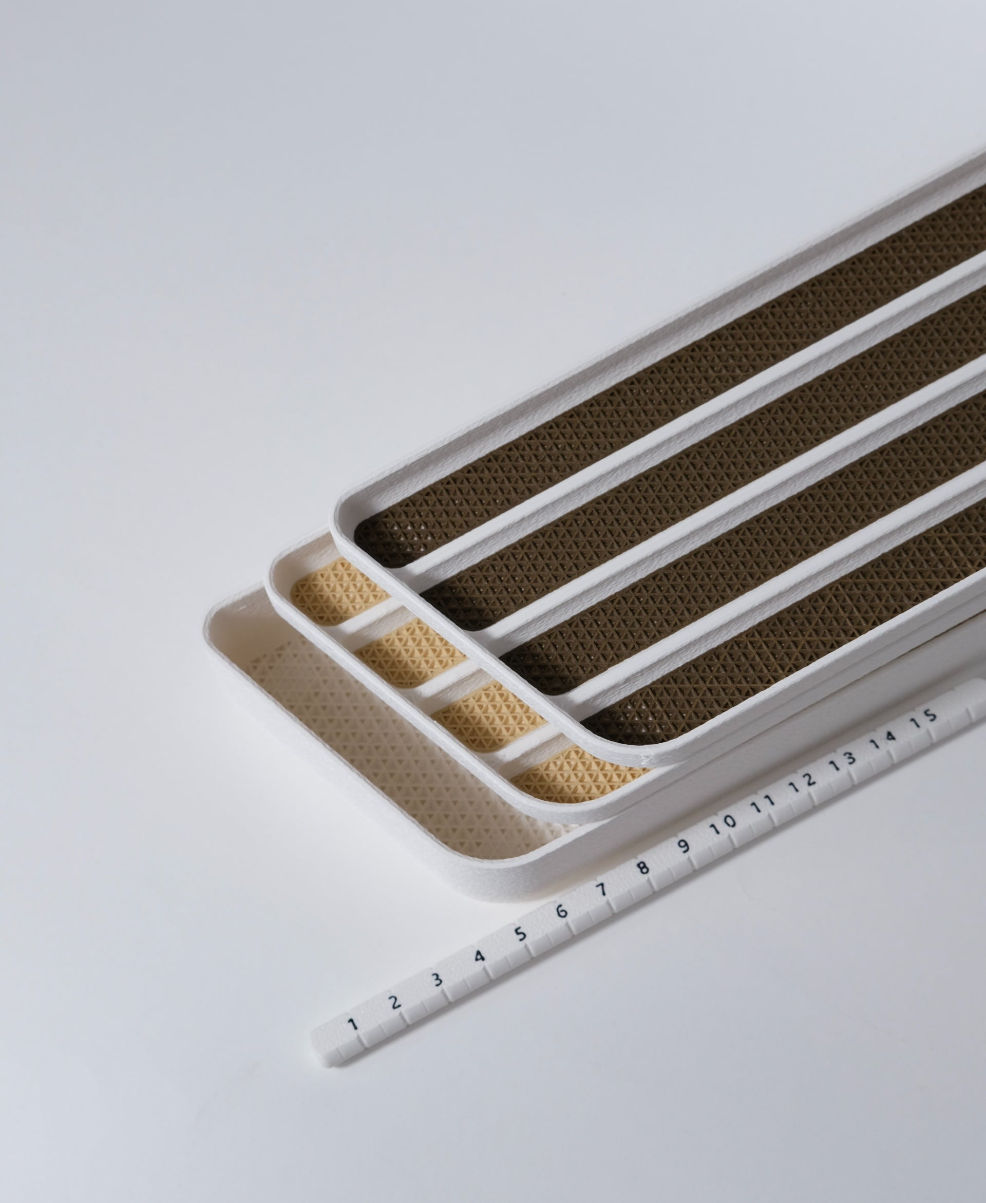 Oblique Desk Tray Collection 3d model