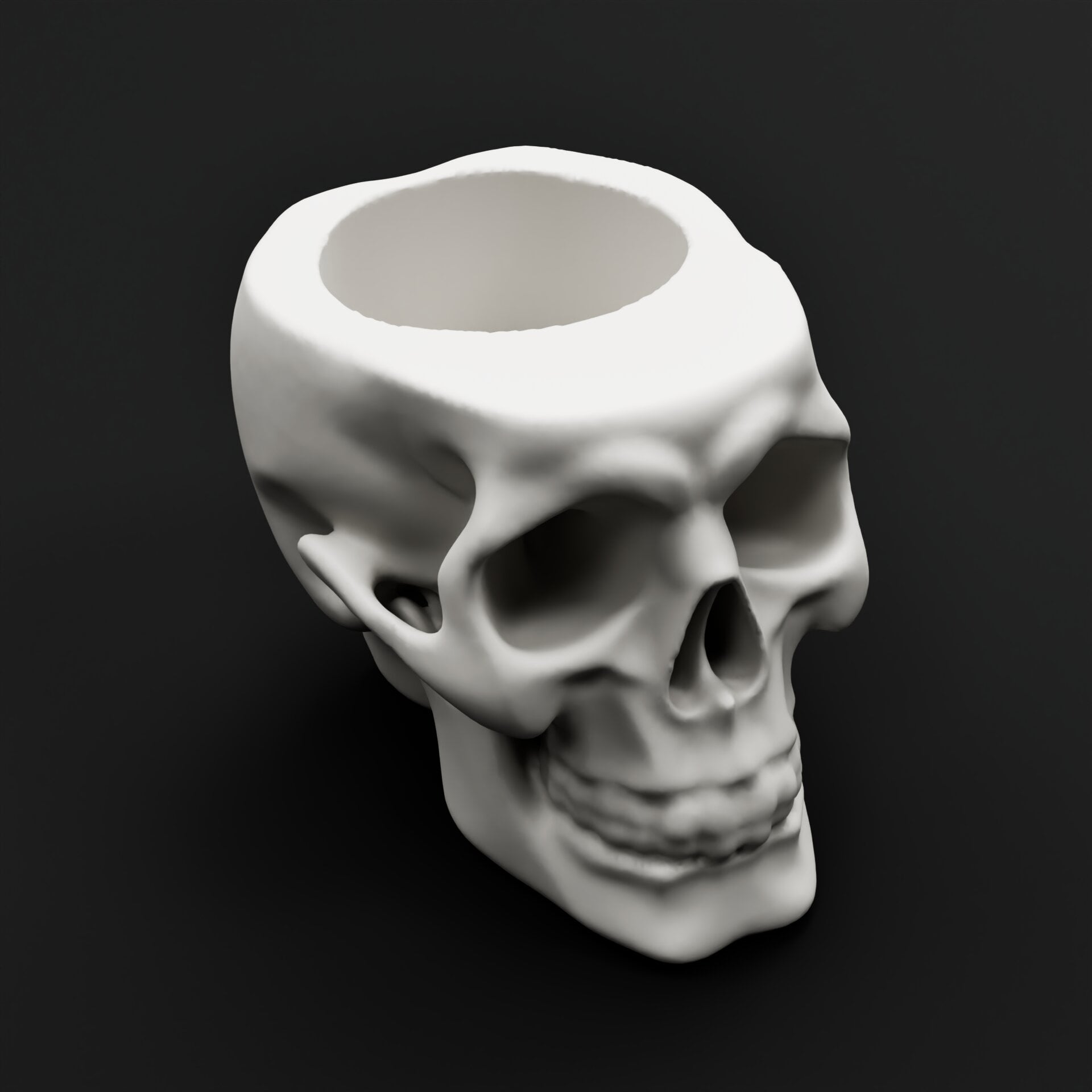 Skull Vase 3d model