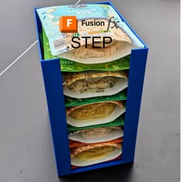 Rice Packet Box 3d model