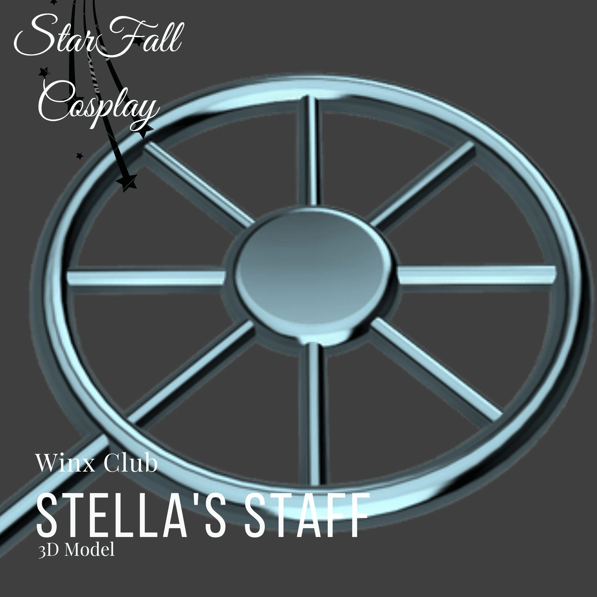 Stella's Staff Winx Club 3d model