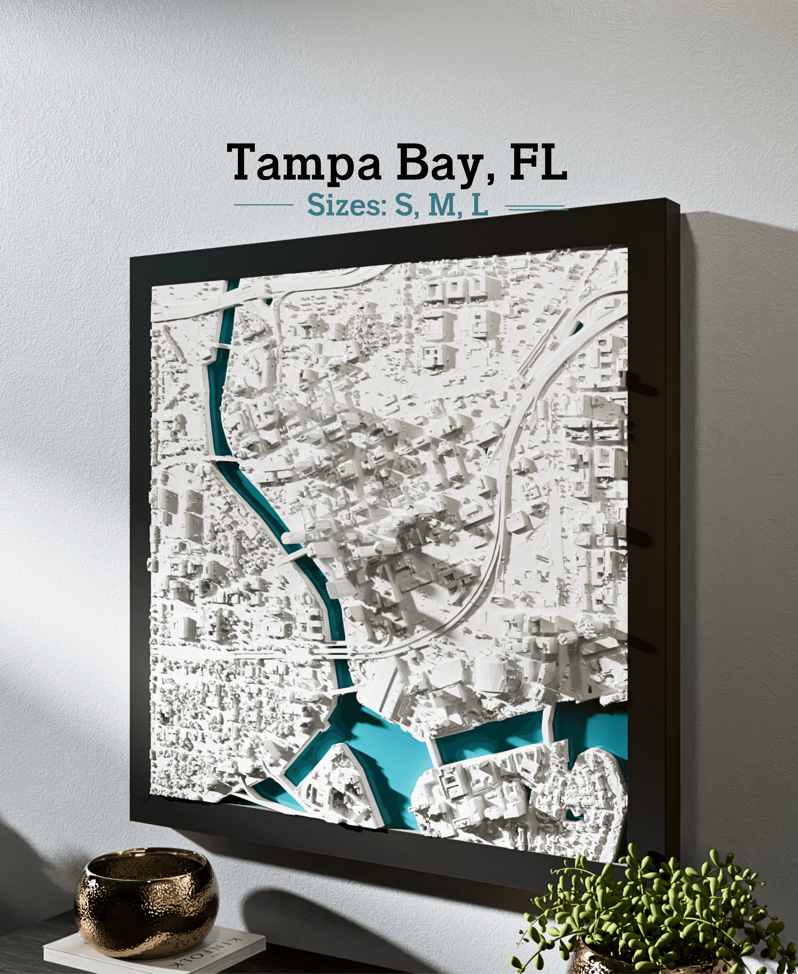 Tampa, FL - S, M, & L 3d model