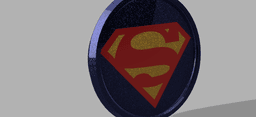 SUPERMAN THREADED AND STACKABLE COASTER SET 3d model