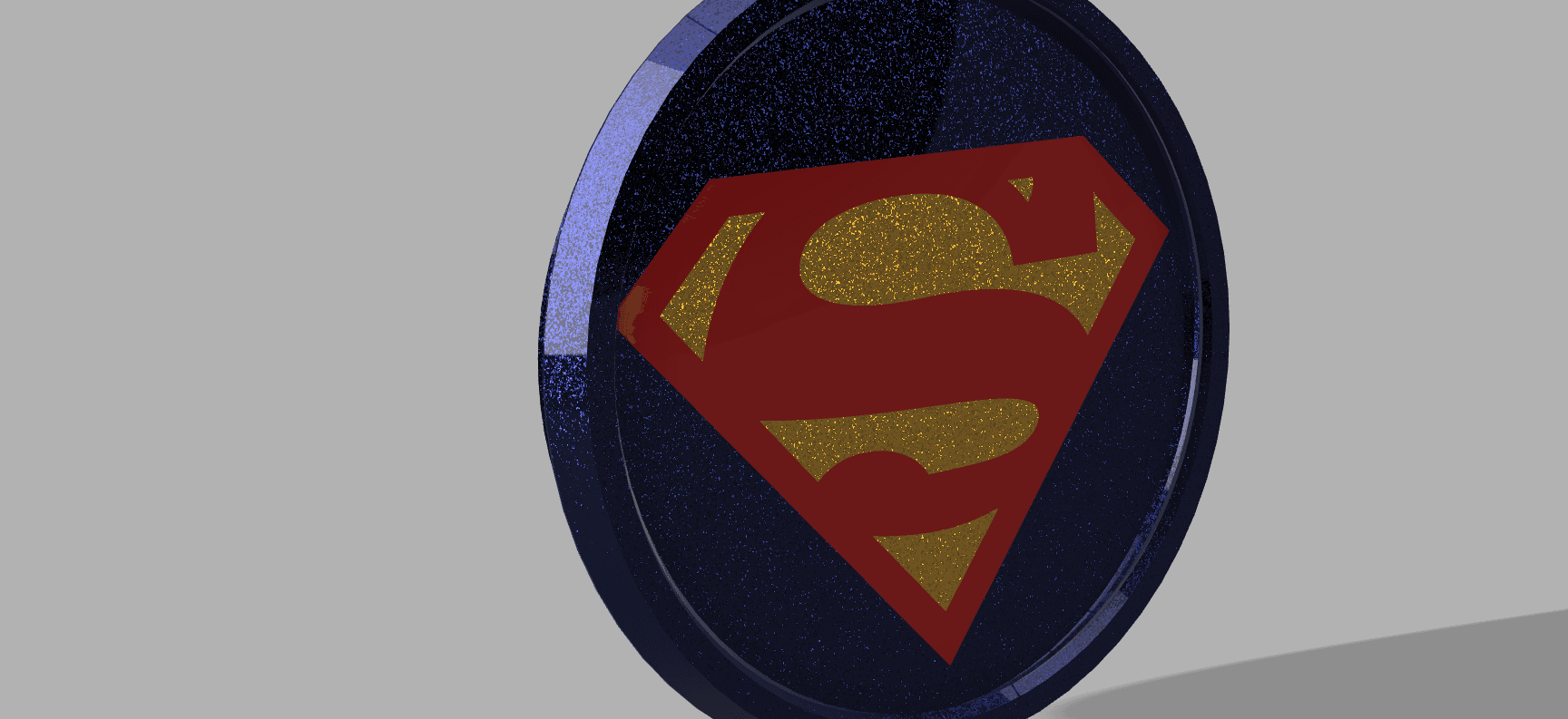 SUPERMAN THREADED AND STACKABLE COASTER SET 3d model
