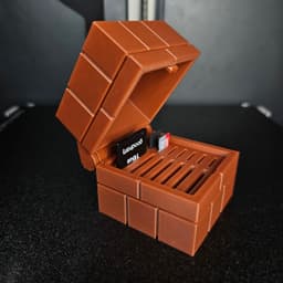 Mario Block SD Card/MicroSD Card Holder 3d model