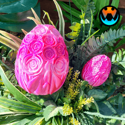 Rose Egg 3d model