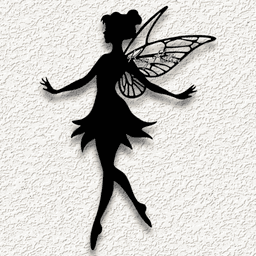 forest fairy butterfly wings wall art home decor 3d model