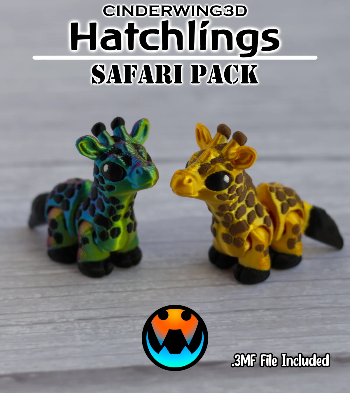 Giraffe - Cinder Hatchling 3d model