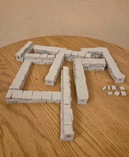Stone Ruins Laptop Stand – 3D Printed Desk Stand 3d model
