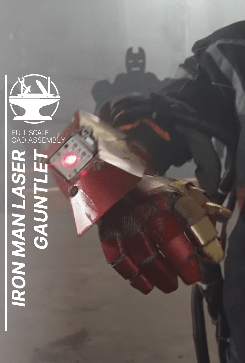 Iron Man Laser Welder Gauntlet (missing glove) 3d model