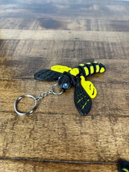 Death's Head Hawk-Moth Keychain 3d model