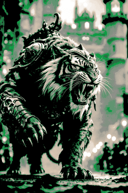 He-man's trusty partner, the great Battle Cat from Masters of the Universe 3d model