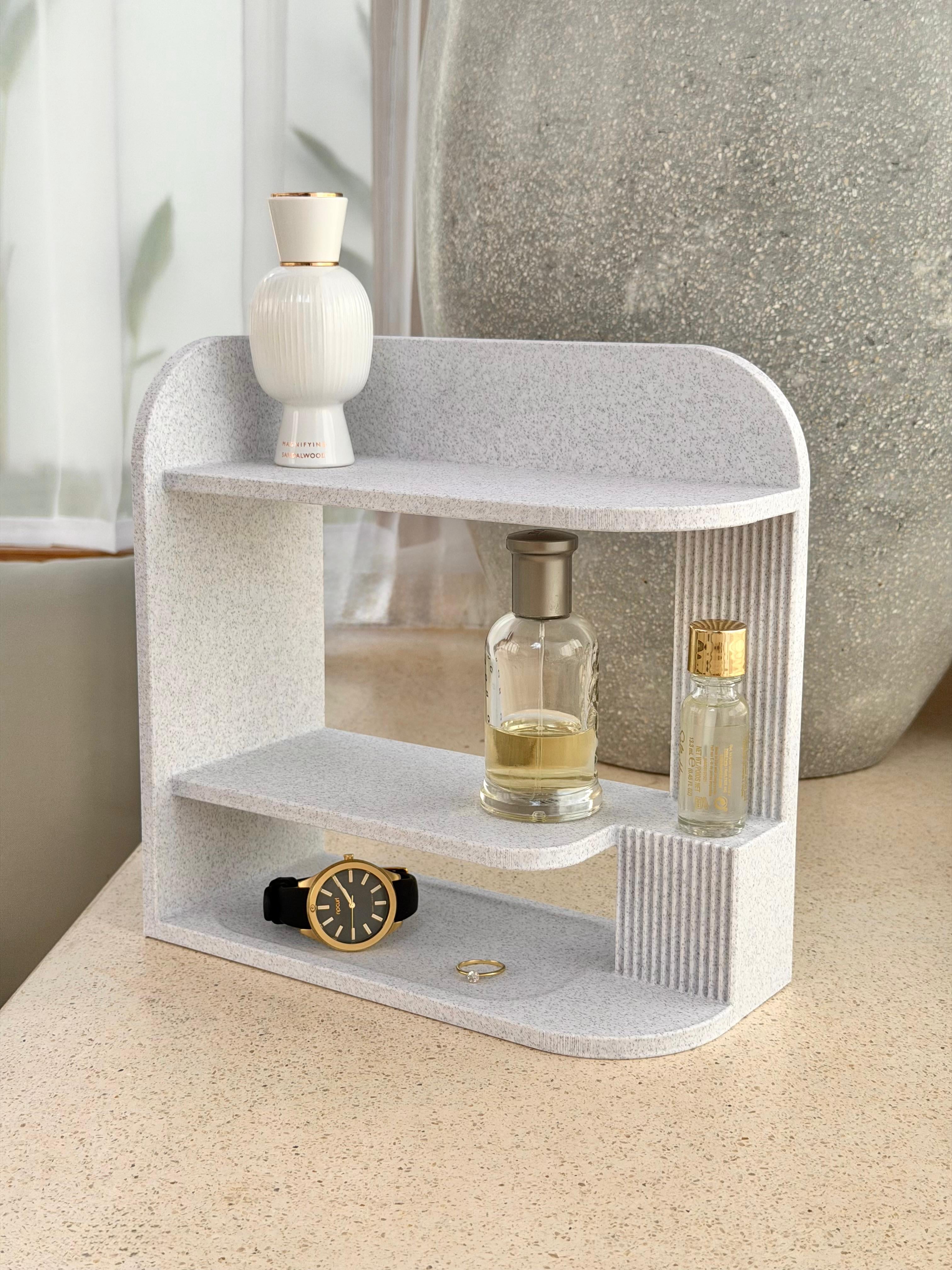 PERFIS CORNER Perfume Shelf – Vanity & Jewelry Organizer 3d model