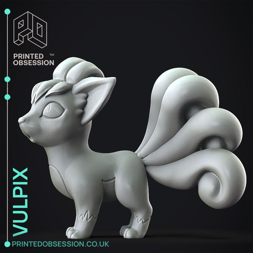 Vulpix - Pokemon - Fan Art 3d model