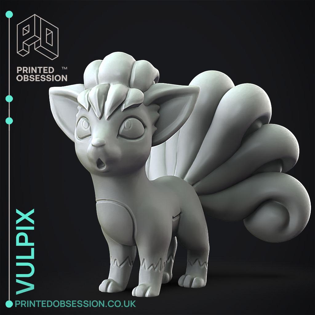 Vulpix - Pokemon - Fan Art 3d model