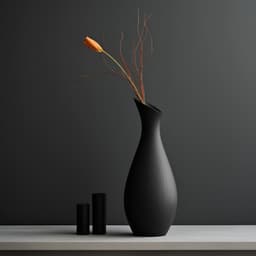 Ramaso Vase – Sleek Elegance for Minimalist Interiors 3d model