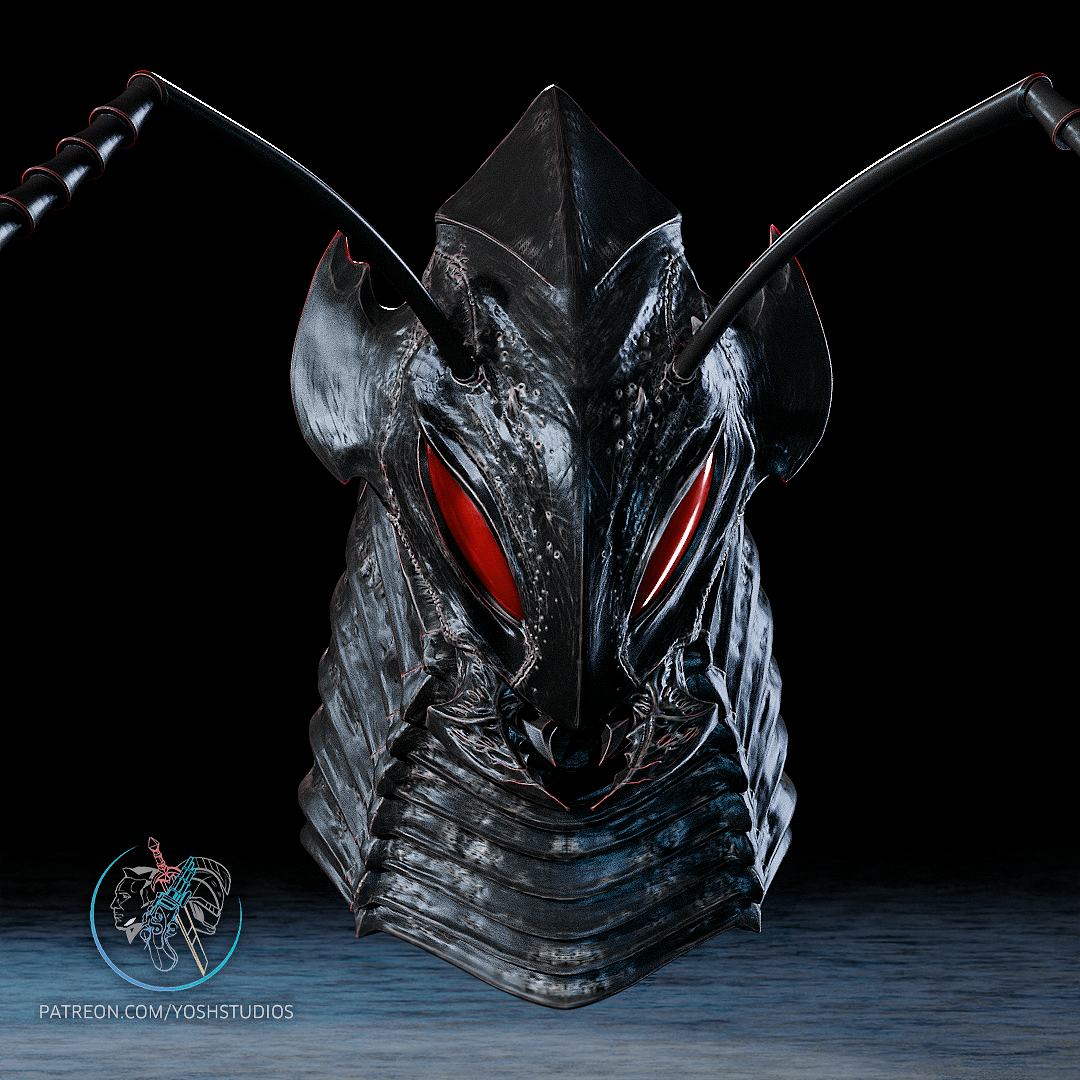 Ant King Helmet 3D printer STL File 3d model
