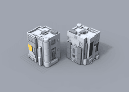 Sky Scraper Coretech Building 3d model