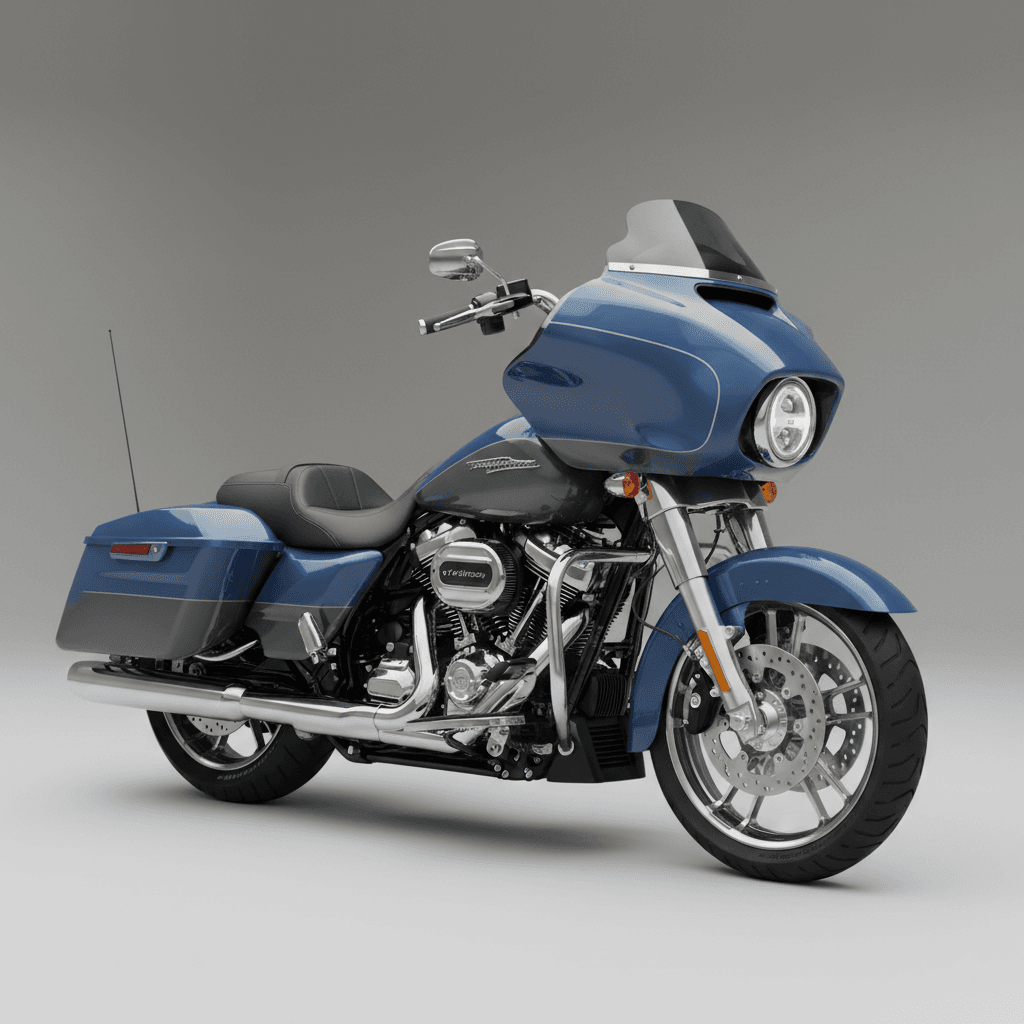 Harley Davidson UltraLimited Touring Motorcycle 3d model