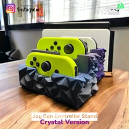 Crystal Stand for Nintendo Switch JoyCons and Games 3d model