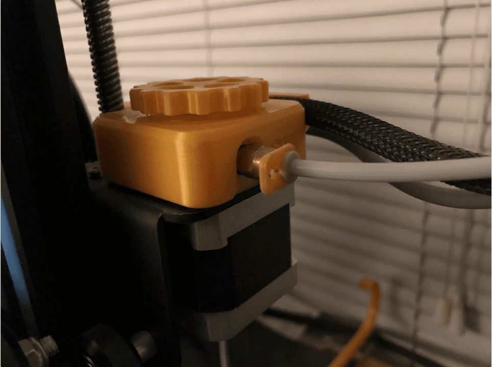 Extruder Cover and Knob Remix / Re-Package 3d model