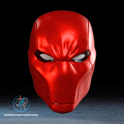 Red Hood Comic Helmet 3D Printer STL File 3d model