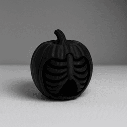 PUMPKIN WITH SPINE - TEALIGHT / HALLOWEEN DECOR / GOTHIC DECOR / HOMEDECOR 3d model