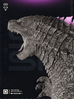 Screen Buddy Godzilla 3D Printer STL file 3d model