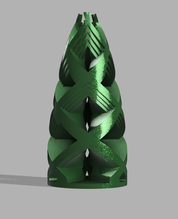 Abstract Christmas Tree V7A 3d model