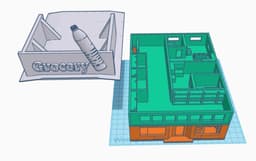 Independent Grocery Store 3d model
