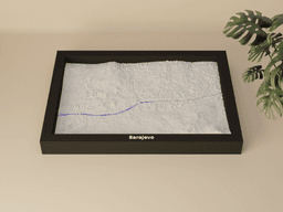 Sarajevo, Bosnia and Herzegovina - 3D Miniature 3d model