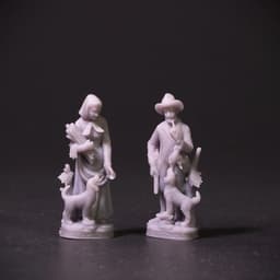 Village NPC Collection with Plinth 28mm Heroic 3d model