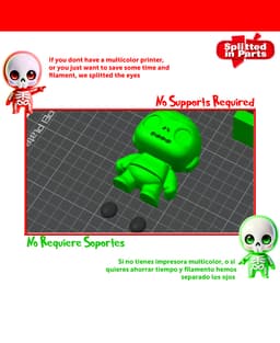 Little Zombie 3d model