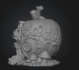 Enchanted Apple Cottage STL File 3D Printable 3d model