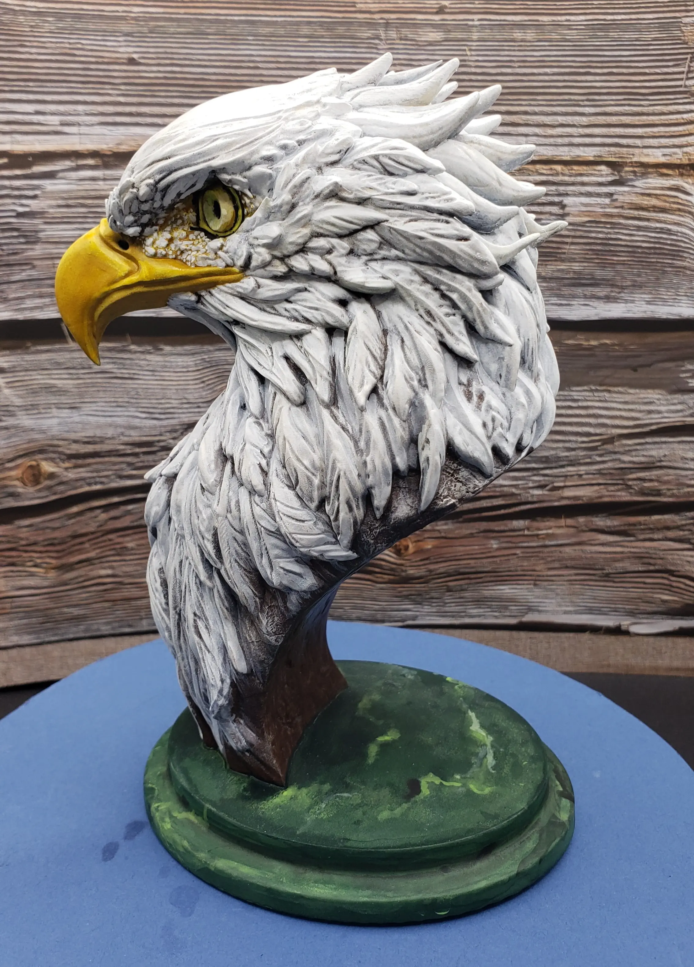 Bald Eagle bust, printed in resin on Anycubic Photon M3 Premium