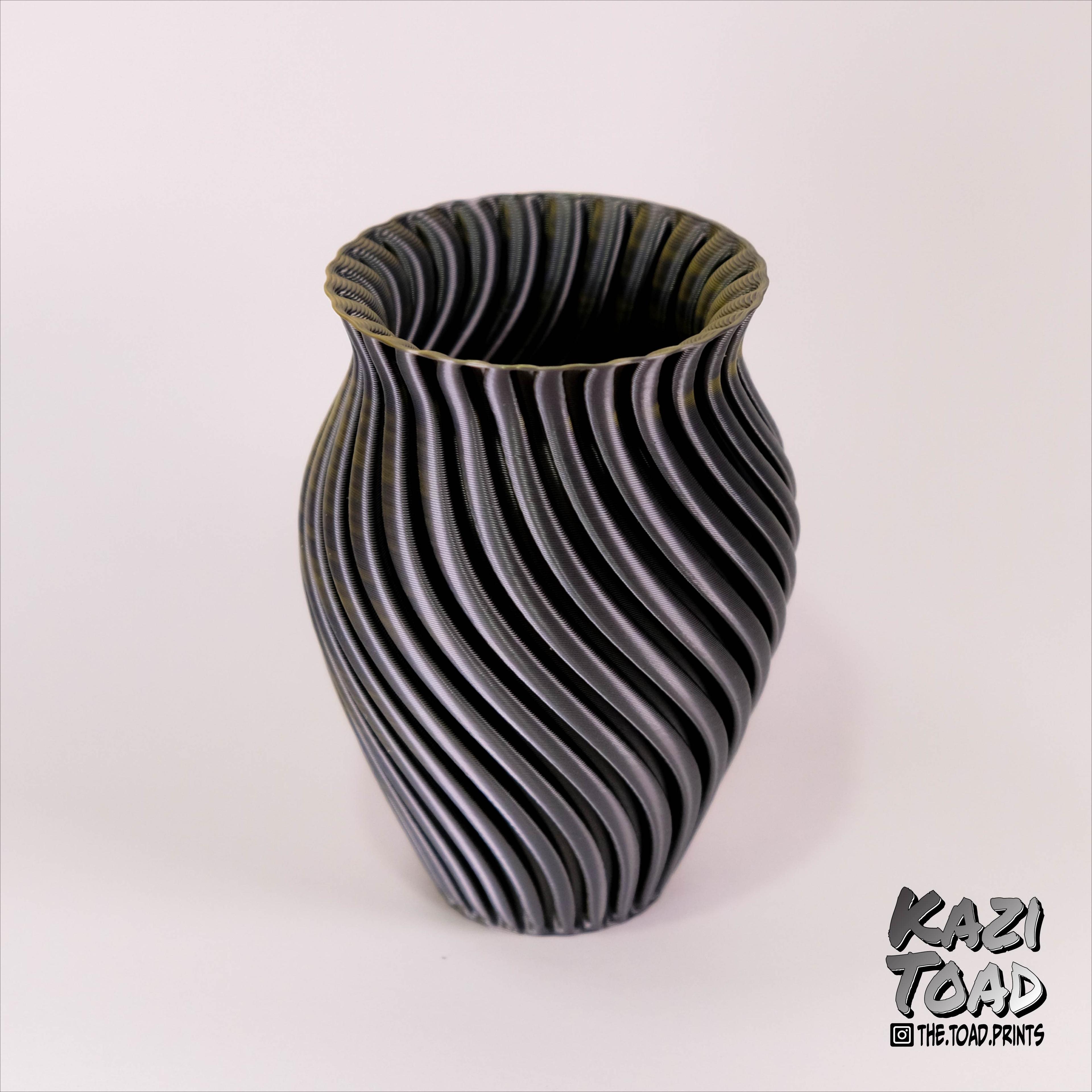 Spiral urn (Vase No. 3) 3d model