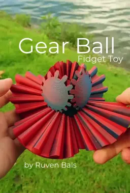 Gear Ball Fidget Toy 3d model