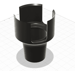 Car Cup Holder Adapter for 64oz Stanley Tumbler | 3D PRINTABLE FILE | Fits Large Bottles 110–119 3d model