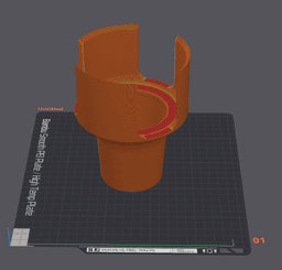 Car Cup Holder Adapter for 64oz Stanley Tumbler | 3D PRINTABLE FILE | Fits Large Bottles 110–119 3d model