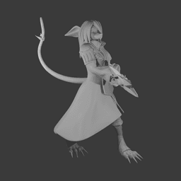Mouse Warrior v2.0 3d model