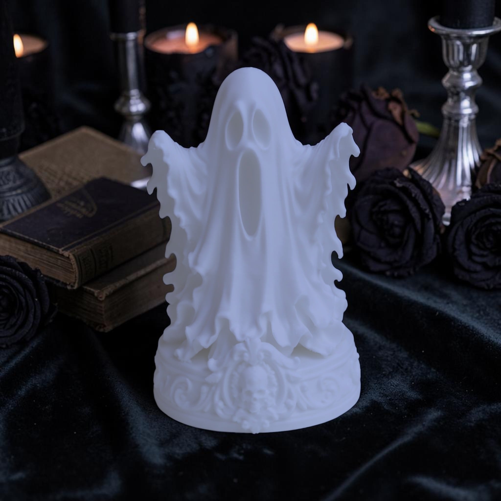 Gothic Ghost Statue STL 3d model