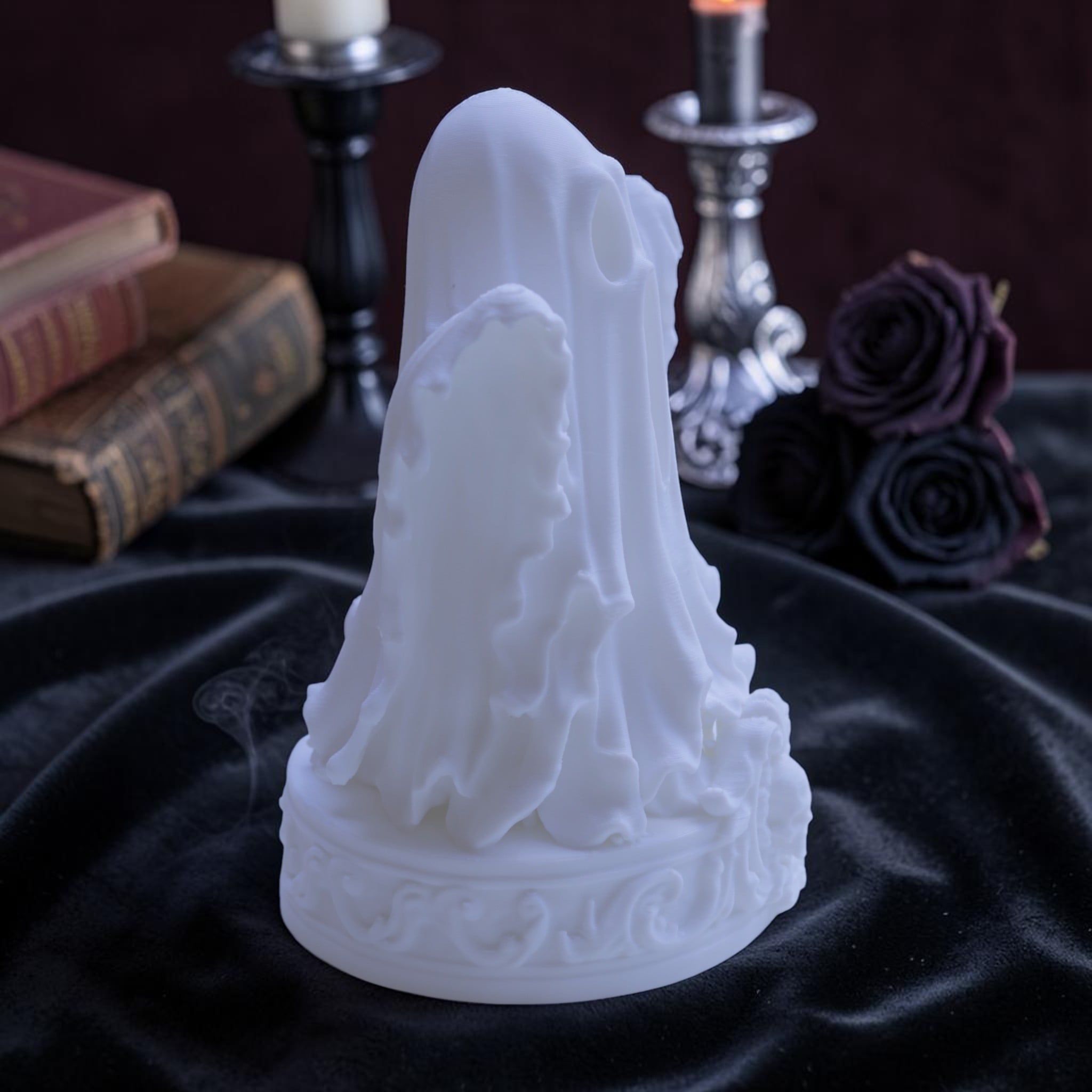 Gothic Ghost Statue STL 3d model